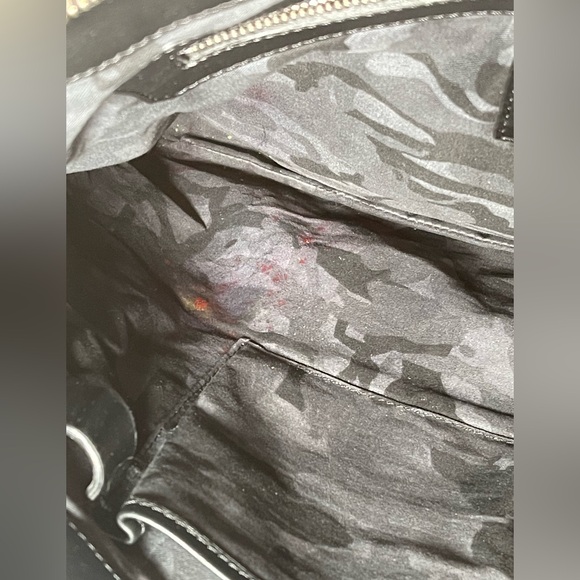 Jimmy Choo Oversized Derek Clutch Wrislet Black Leather Studded Star Bag - Picture 14 of 17